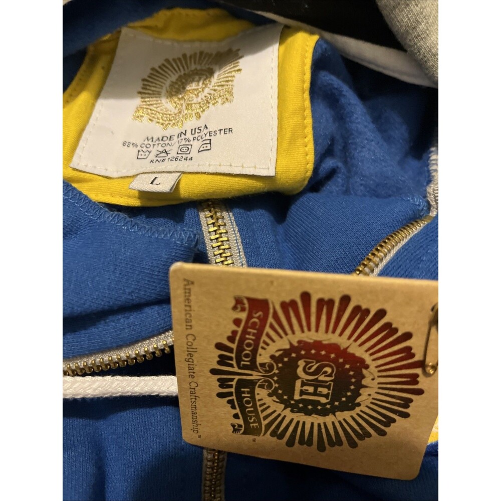 Widener University Women's Raglan Full Zip Sweat Hoodie Multi-Color - Picture 3 of 13